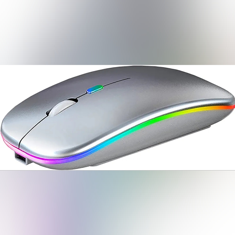 New Wireless mouse 2.4 Link USB receiver, Bluetooth usage ultra slim design